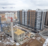 Ход строительства дома 5/1, 2 этап в ЖК Дивные дали -