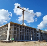 Ход строительства дома 1 в ЖК Концепт -