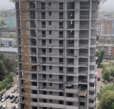 Ход строительства дома секция 5 в ЖК Развитие -