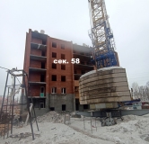 Ход строительства дома № 58 в ЖК Новая Самара -