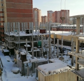 Ход строительства дома секция 16,17 в ЖК Ельцовский -