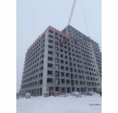 Ход строительства дома 1 в ЖК Концепт -