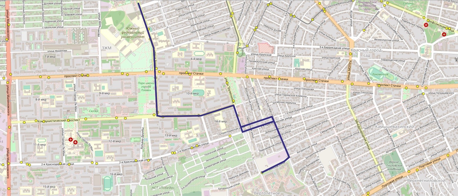 Автобусный маршрут 72 в Ростове планируют изменить ради жителей «Вертолетного поля» - фото 1