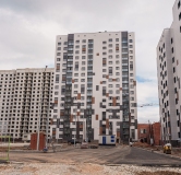 Ход строительства дома секции Д,Е,Ж,И в ЖК Новая Дема -