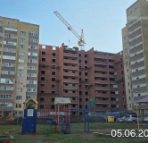 Ход строительства дома 25 в ЖК По ул. Строителей -
