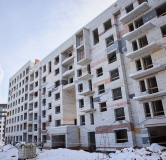 Ход строительства дома 3 в ЖК Лес -