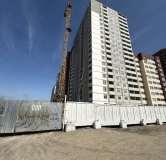 Ход строительства дома № 34ж, 4 этап в ЖК Волна-1 -