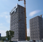 Ход строительства дома 66 в ЖК По ул. Учителей -