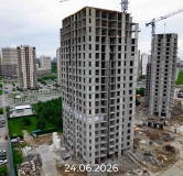 Ход строительства дома 10 в ЖК Прео-8 -