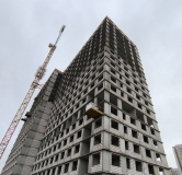 Ход строительства дома 1 в ЖК Желания -