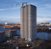 Ход строительства дома 50 (ГП 2.1) в ЖК Кедровый берег -