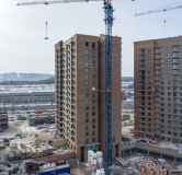 Ход строительства дома № 1, 1 этап в ЖК Калина Долина -