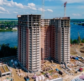 Ход строительства дома 39 в ЖК Живи! в Рыбацком -