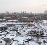 Ход строительства дома 1 в ЖК Страна. Тополёвая -