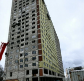 Ход строительства дома блок А в ЖК Лазурный -