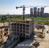 Ход строительства дома 21, ГП-72.105 в ЖК Мириады -