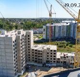 Ход строительства дома Позиция 14 в ЖК Бабяково -