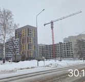 Ход строительства дома 14/2, этап 2Б в ЖК Семейный -