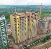 Ход строительства дома 2 в ЖК Аллея Парк -