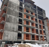Ход строительства дома № 1 в ЖК Симфония Нижнего -