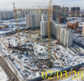 Ход строительства дома 11 в Микрорайон Нанжуль-Солнечный -