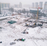 Ход строительства дома 5 в ЖК Респект -
