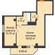 2 комнатная квартира 68,5 м², ЖК Sacco & Vanzetty, 82 (Сакко и Ванцетти, 82) - планировка