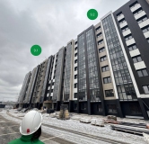 Ход строительства дома 9, секция 9.1, 9.2 в ЖК Авиатоr -