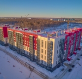Ход строительства дома 52А в ЖК Вишневая Горка -