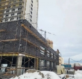 Ход строительства дома 1 в ЖК Аллея Парк -