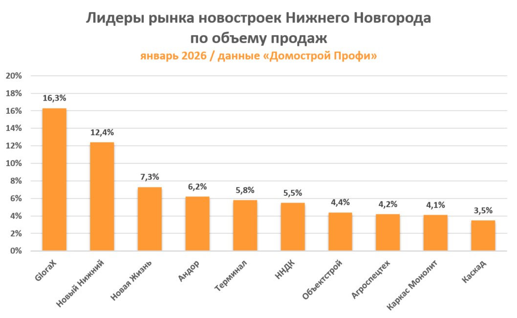 Лидеры среди застройщиков: кто контролирует рынок жилья в Нижнем Новгороде - фото 2