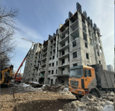 Ход строительства дома 18 в ЖК По ул. Красноводская -