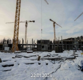 Ход строительства дома 1827 (ГП-75) в ЖК Беринг -