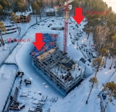 Ход строительства дома 18Б в ЖК Flora&fauna -