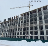 Ход строительства дома 3 в ЖК Живи -