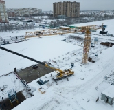 Ход строительства дома 1.2 в ЖБотаника -