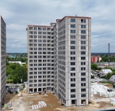 Ход строительства дома № 33, корпус 1 (ГП-1) в ЖК Свой -