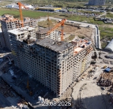 Ход строительства дома № 1457, ГП-72.102 в ЖК Мириады -