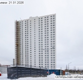 Ход строительства дома корпус 2.1 в ЖК Октябрьская Набережная -