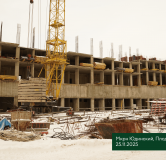 Ход строительства дома № 1.4 в ЖК Плодово-Ягодный -