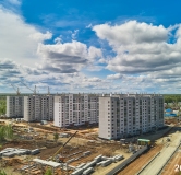 Ход строительства дома 4 в ЖК Конфетти -