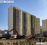 Ход строительства дома 134.1 в ЖК Ручьи -