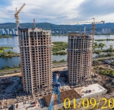 Ход строительства дома № 5.1 в ЖК Новоостровский -