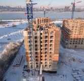 Ход строительства дома 28.1 в ЖК Новый Портовый -