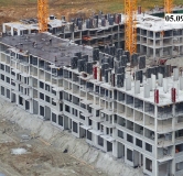 Ход строительства дома 32 в ЖК Символ -