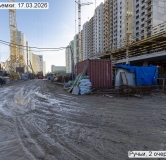 Ход строительства дома 128.1 в ЖК Ручьи -