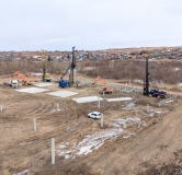 Ход строительства дома 1.3 в ЖК На ул. Калинина -