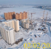 Ход строительства дома 11 в Микрорайон Нанжуль-Солнечный -