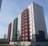 Ход строительства дома 2 в ЖК Вишневая Горка -