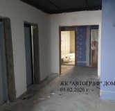 Ход строительства дома 38 в ЖК Автограф -